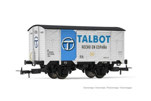 Electrotren HE6056 R.N.gedeckter Güterwahen PJ “TALBOT ”  Ep.III